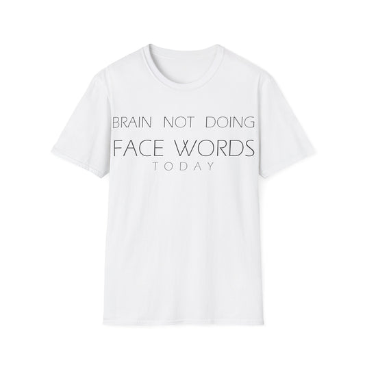 Brain not doing face words today.